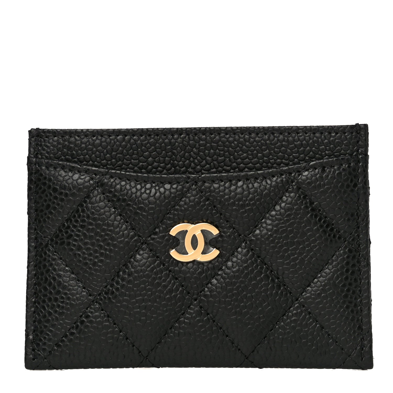 Chanel Caviar Quilted Card Holder Black 1 of 12
