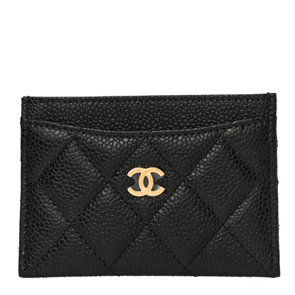 Chanel Caviar Quilted Card Holder Black 1 of 12