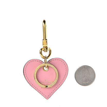 Louis Vuitton Vernis Degrade Love Lock Heart Key Holder Bag Charm Pink White 2 of 5