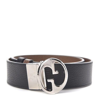 Gucci Calfskin 1973 Reversible Belt 80 32 Black Brown 1 of 7