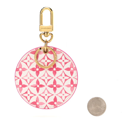 Louis Vuitton Monogram Giant By The Pool 2.0 Illustre Resort Bag Charm Key Holder Rose 2 of 3
