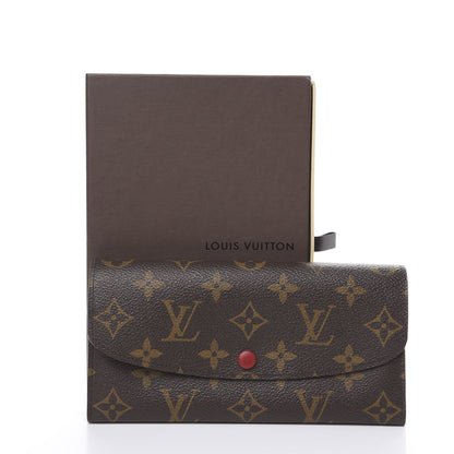 Louis Vuitton Monogram Emilie Wallet Red 7 of 7