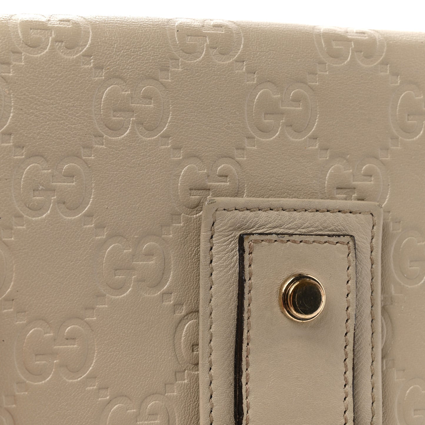 Guccissima Abbey Continental Wallet Beige