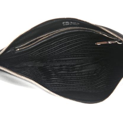Prada Vitello Daino Crossbody Bag Black 5 of 10