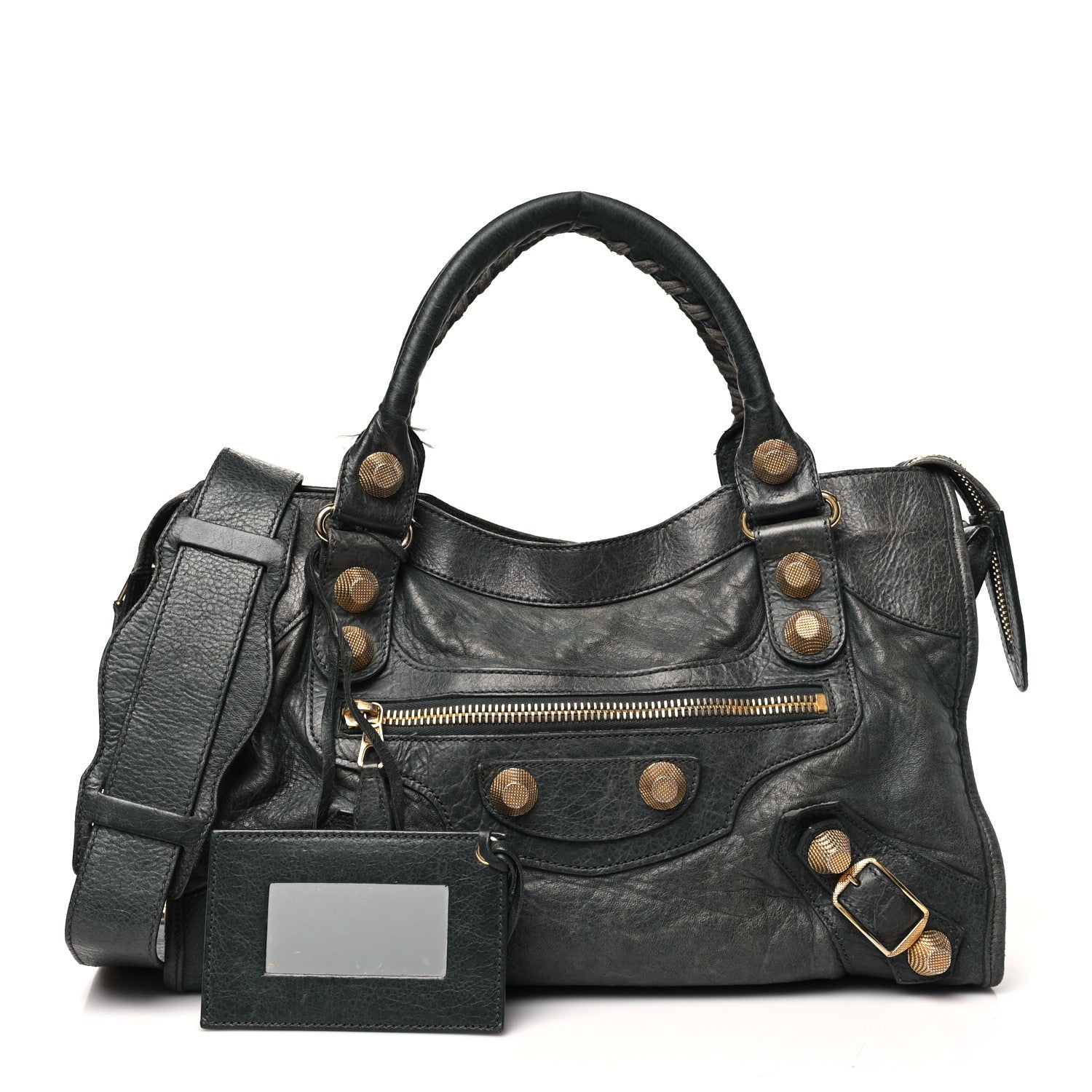 Balenciaga Agneau Giant 21 Gold Hardware City Anthracite 3 of 13