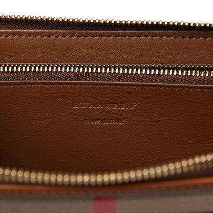 Burberry House Check Large Sartorial Ziggy Zip Around Wallet Tan 7 of 12