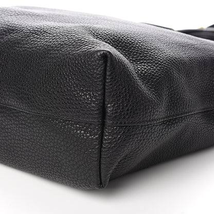 Prada Vitello Daino Tote Black 8 of 9