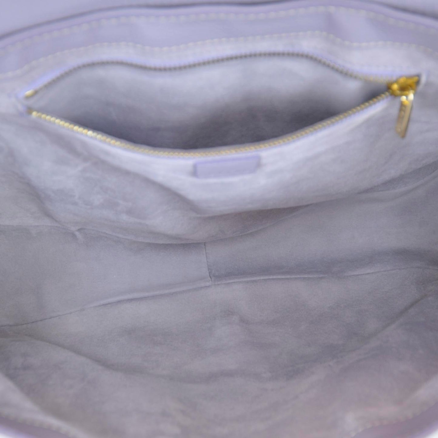 Leather Buckle Bag Purple