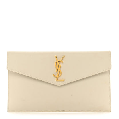 Saint Laurent Grain De Poudre Uptown Pouch Crema Soft 1 of 9