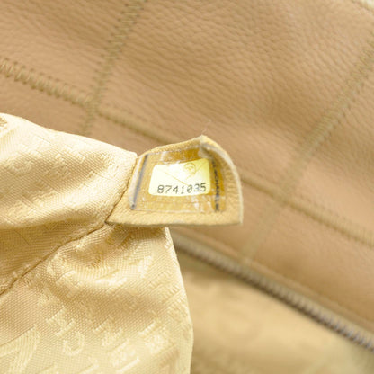 Chanel Leather Square Stitched Bag Beige 9 of 9