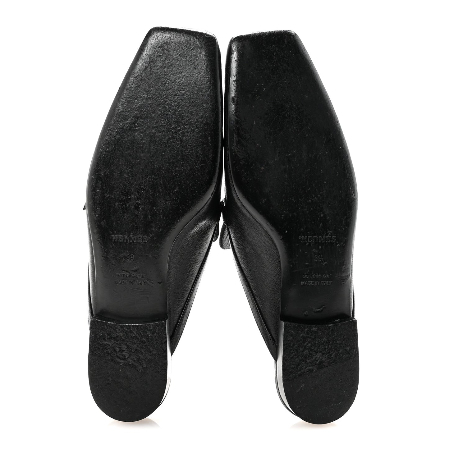 Goatskin Groupie Mules 39 Black