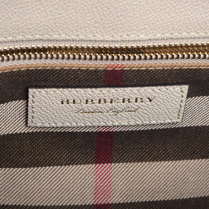 Burberry Soft Grain Calfskin Medium Buckle Tote Limestone 6 of 10