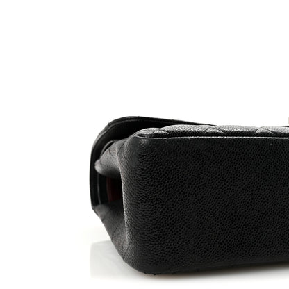 Chanel Caviar Quilted Jumbo Double Flap Black 9 of 10