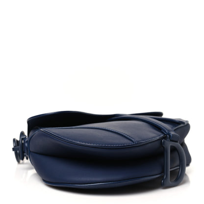 Christian Dior Ultra Matte Calfskin Saddle Bag Blue 4 of 10