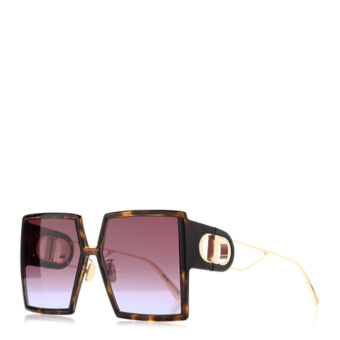 Square 30 Montaigne Sunglasses Tortoise