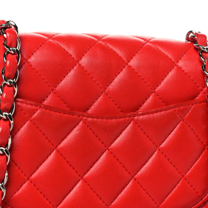Chanel Lambskin Quilted Mini Square Flap Red 12 of 12