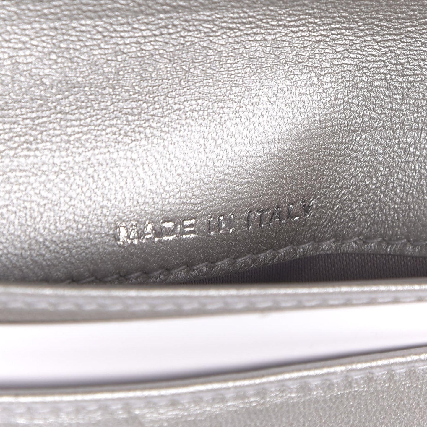 Lambskin Camellia Embossed Zipped Pocket Wallet Black
