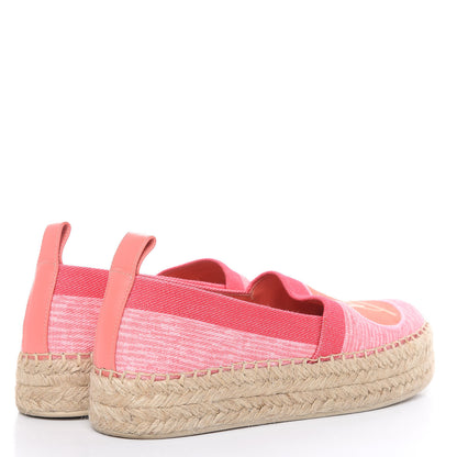 Louis Vuitton Canvas Blue Shore Espadrille Flats 36 Corail 4 of 10