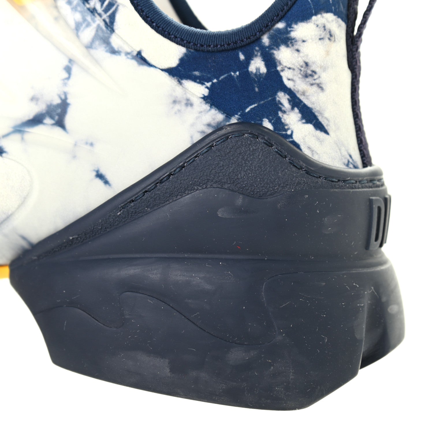 Christian Dior Technical Fabric Tie & Dior Print Womens D-Connect Sneakers 37 Denim 9 of 13