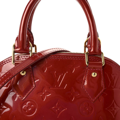 Louis Vuitton Vernis Alma BB Pomme D'Amour 7 of 9