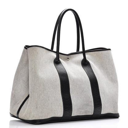 Hermes Toile Fjord Garden Party 49 GM Black 3 of 24