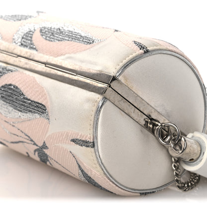 Alexander McQueen Jacquard Embroidered Skull Clutch Multicolor 10 of 14