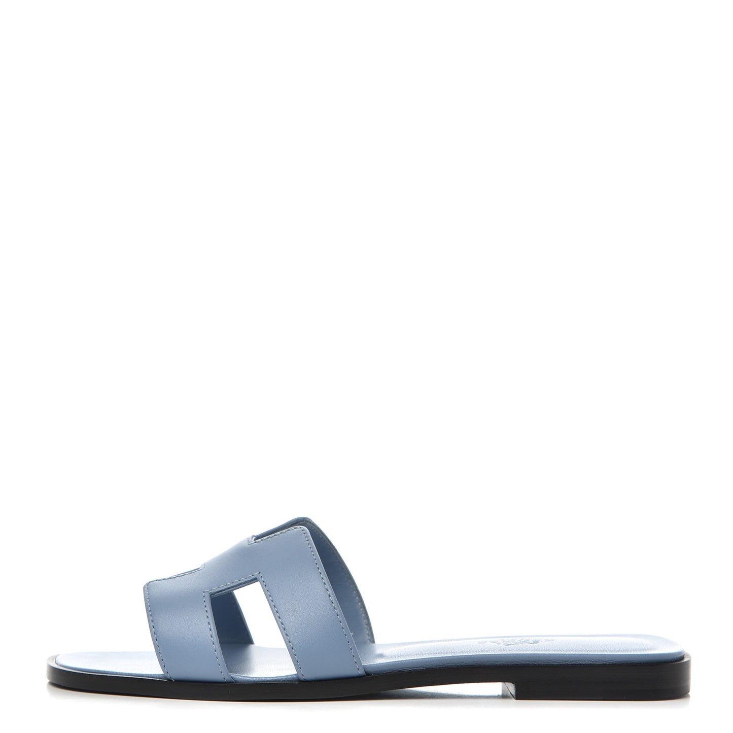 Calfskin Oran Sandals 37 Bleu Bleuet