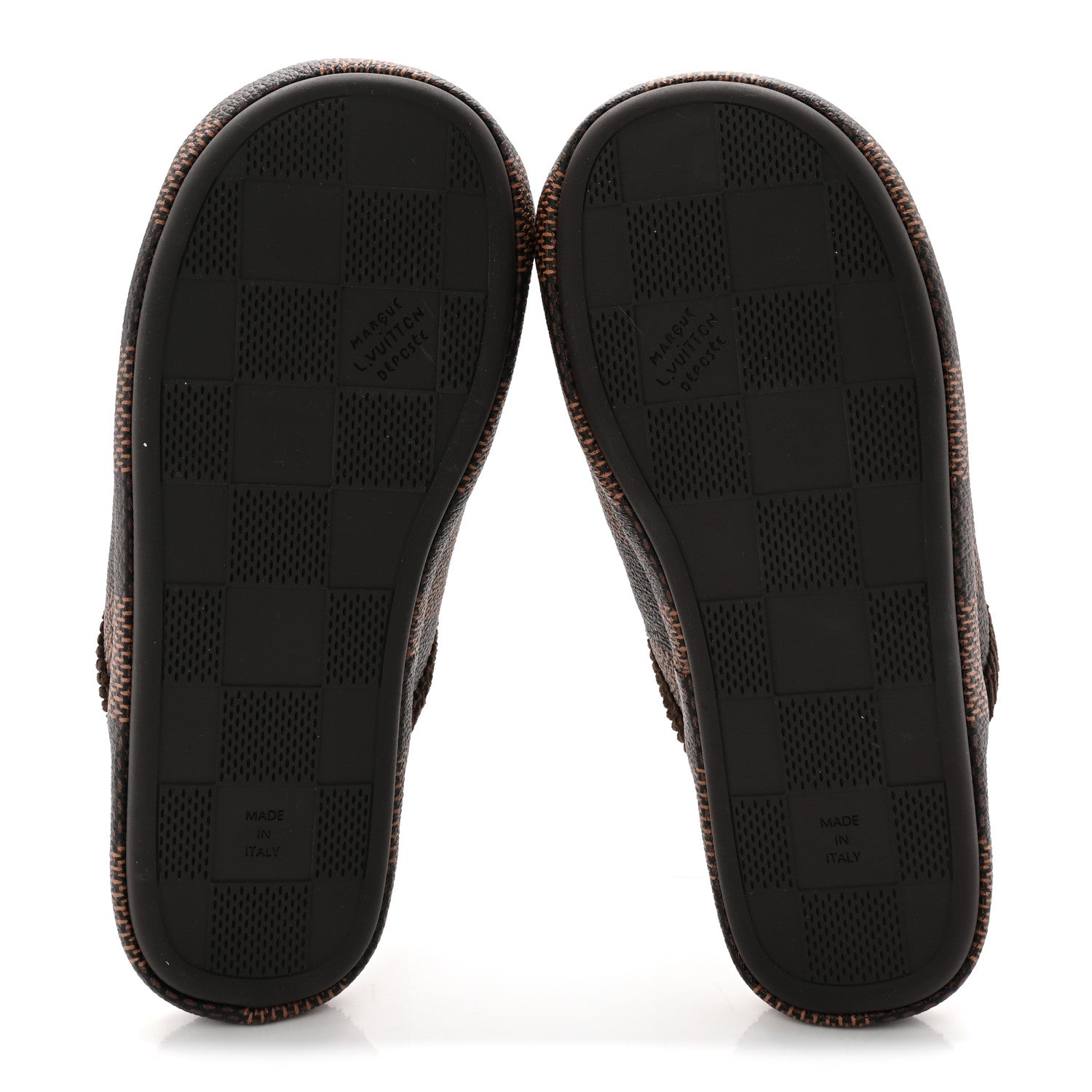 Louis Vuitton Damier Ebene Palace Slippers 35 Mocha 6 of 10