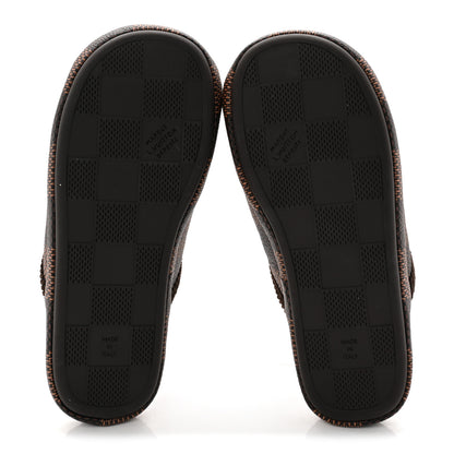 Louis Vuitton Damier Ebene Palace Slippers 35 Mocha 6 of 10