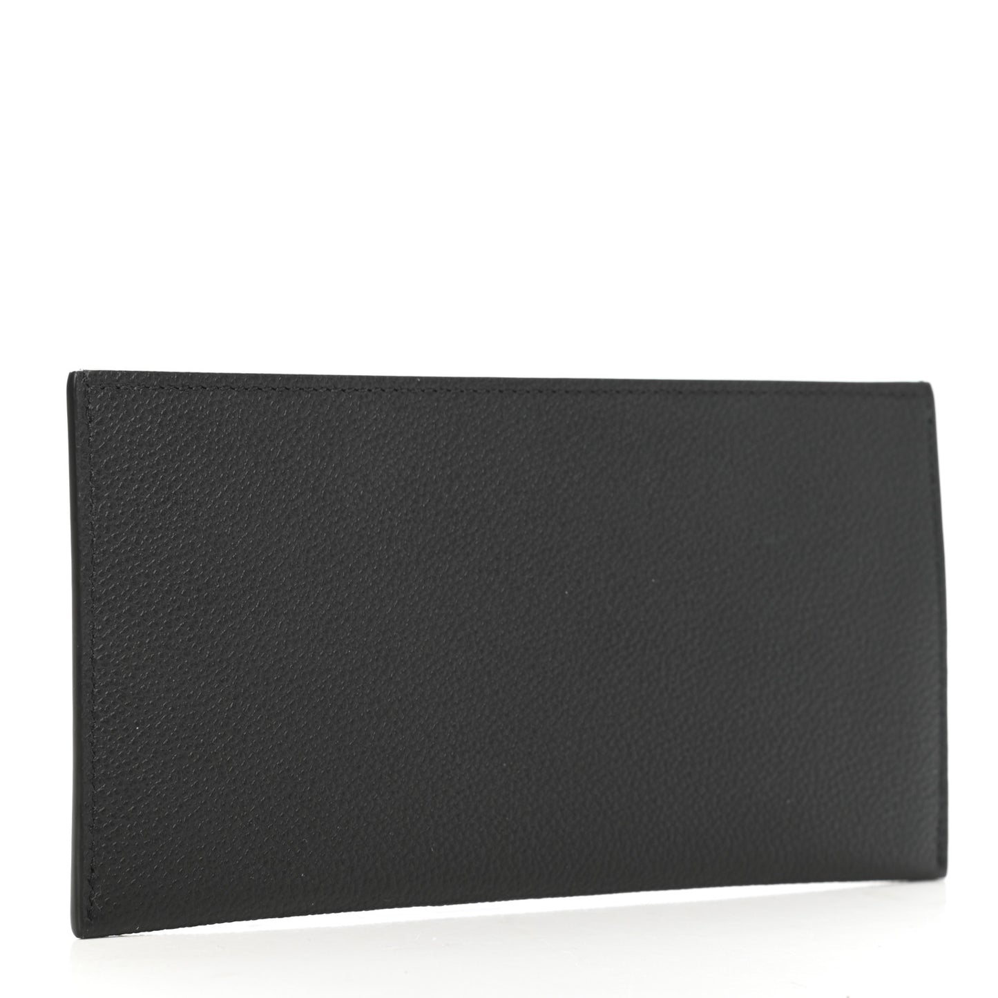 Calfskin Felicie Chain Wallet Card Holder Insert Black