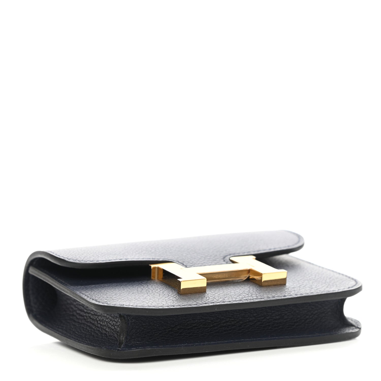 Hermes Evercolor Constance Slim Wallet Bleu Nuit 5 of 9