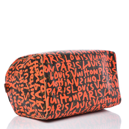 Louis Vuitton Monogram Graffiti Speedy 30 Orange 4 of 16