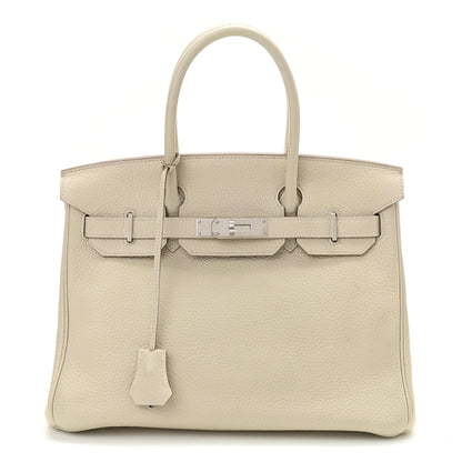 Hermes Taurillon Clemence Birkin 30 Beton 1 of 17
