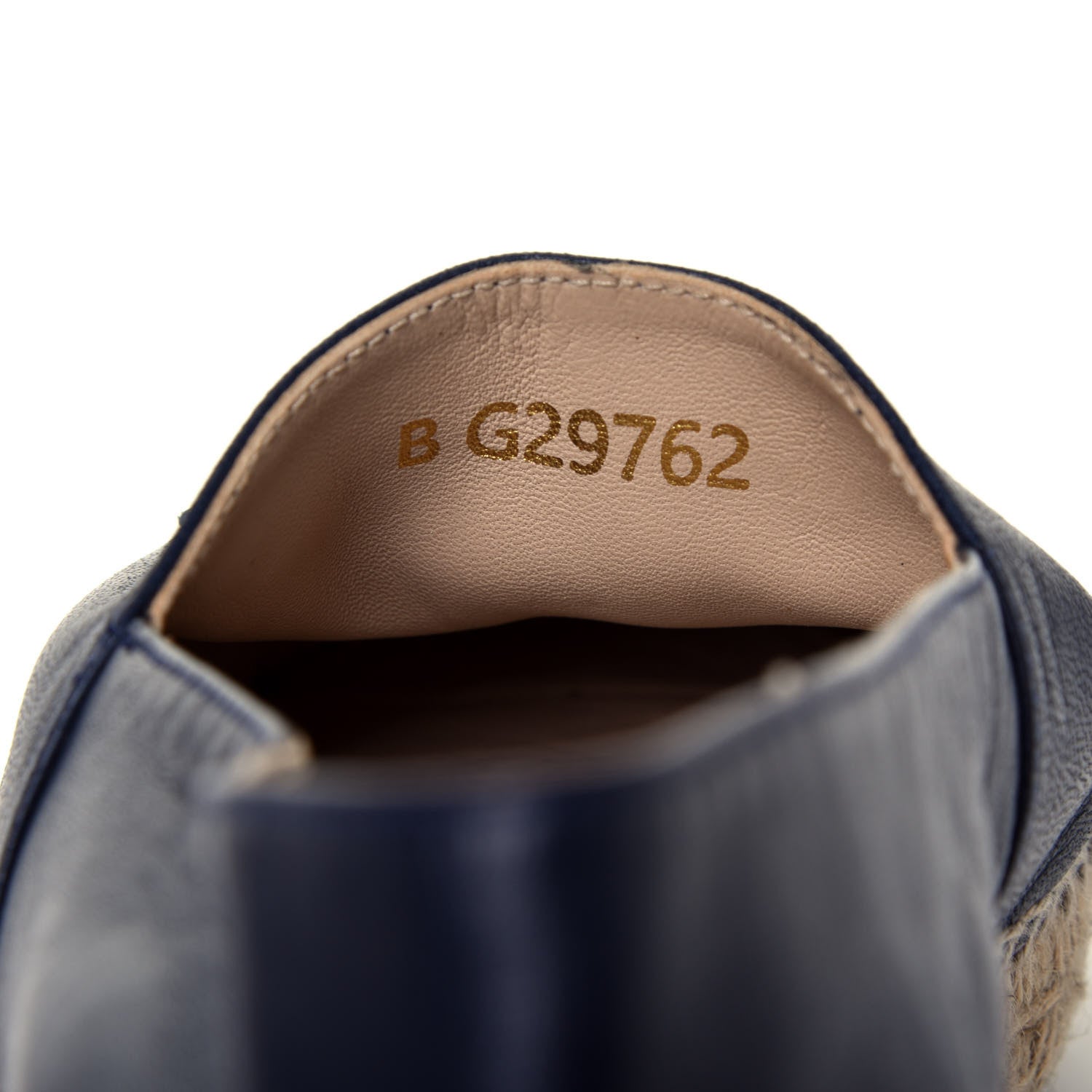 Chanel Lambskin CC Espadrilles 38 Navy Black 7 of 8