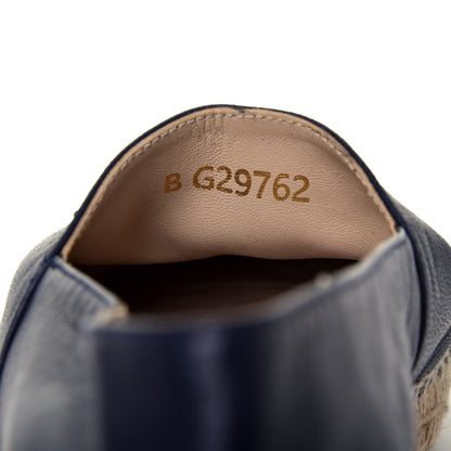 Chanel Lambskin CC Espadrilles 38 Navy Black 7 of 8