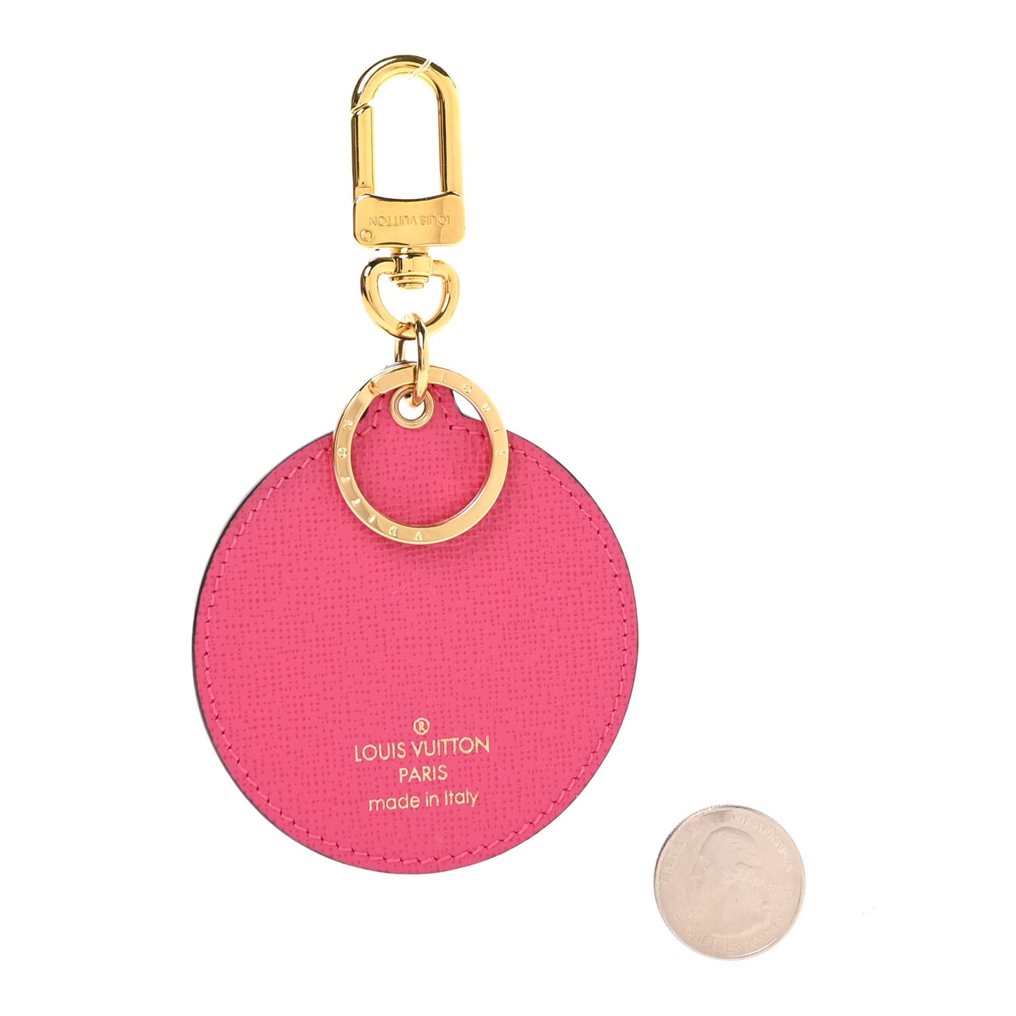 Monogram Love Lock Bag Charm Key Holder