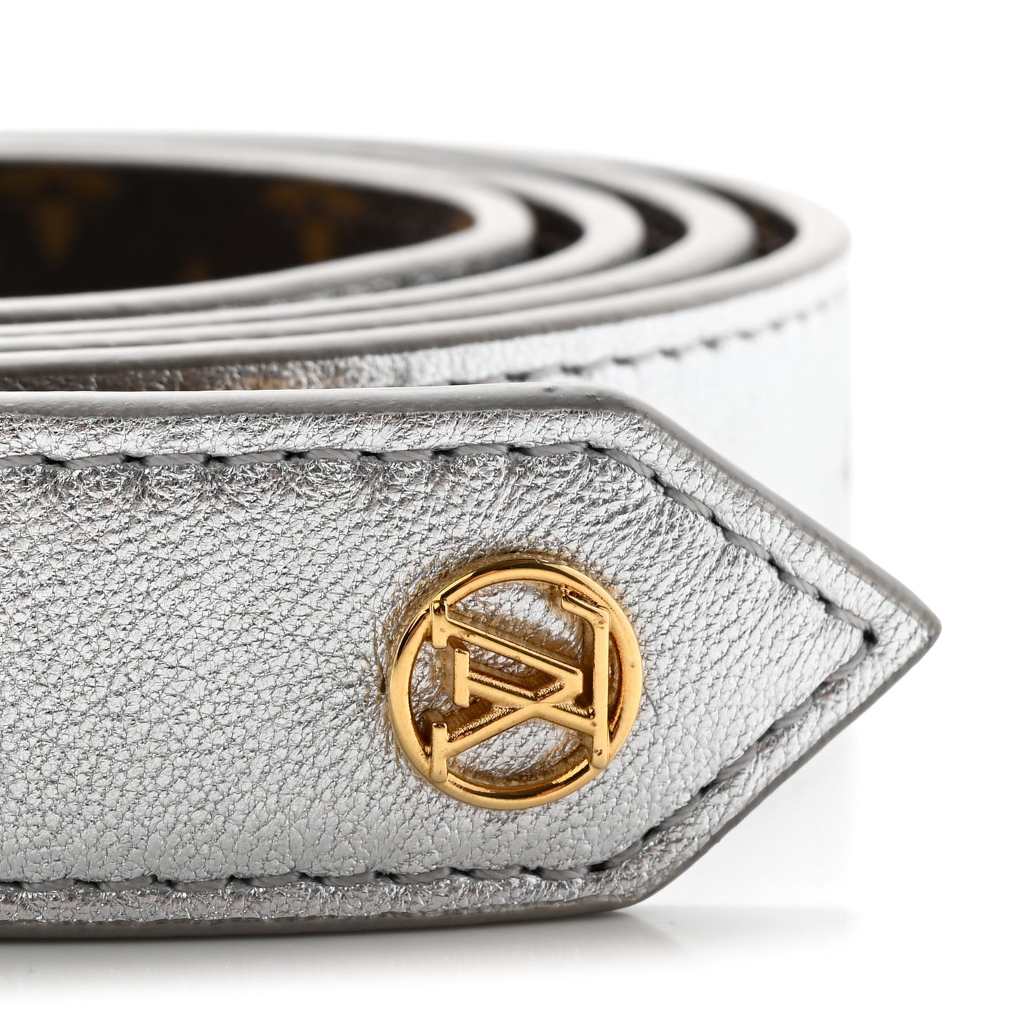 Monogram 25mm Tie the Knot LV Belt 90 36 Silver