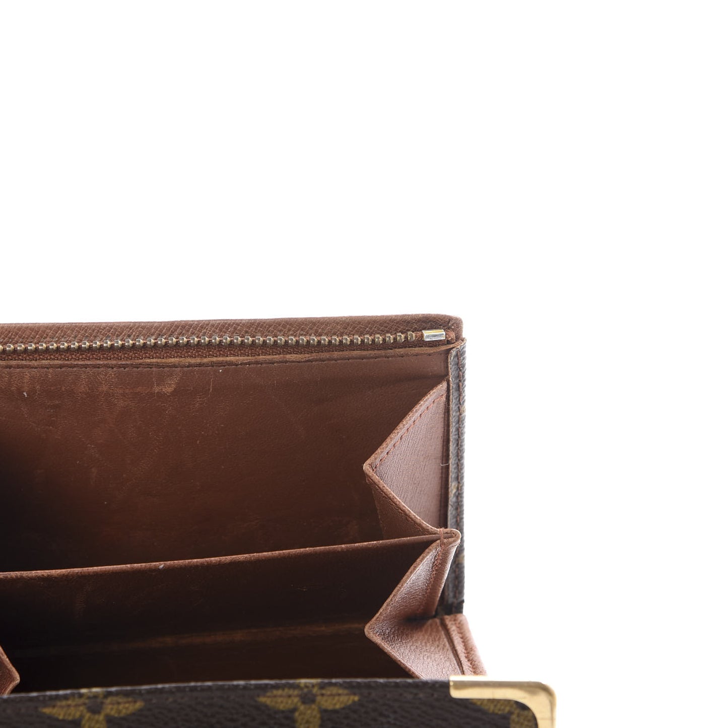 Monogram Flap Card Holder