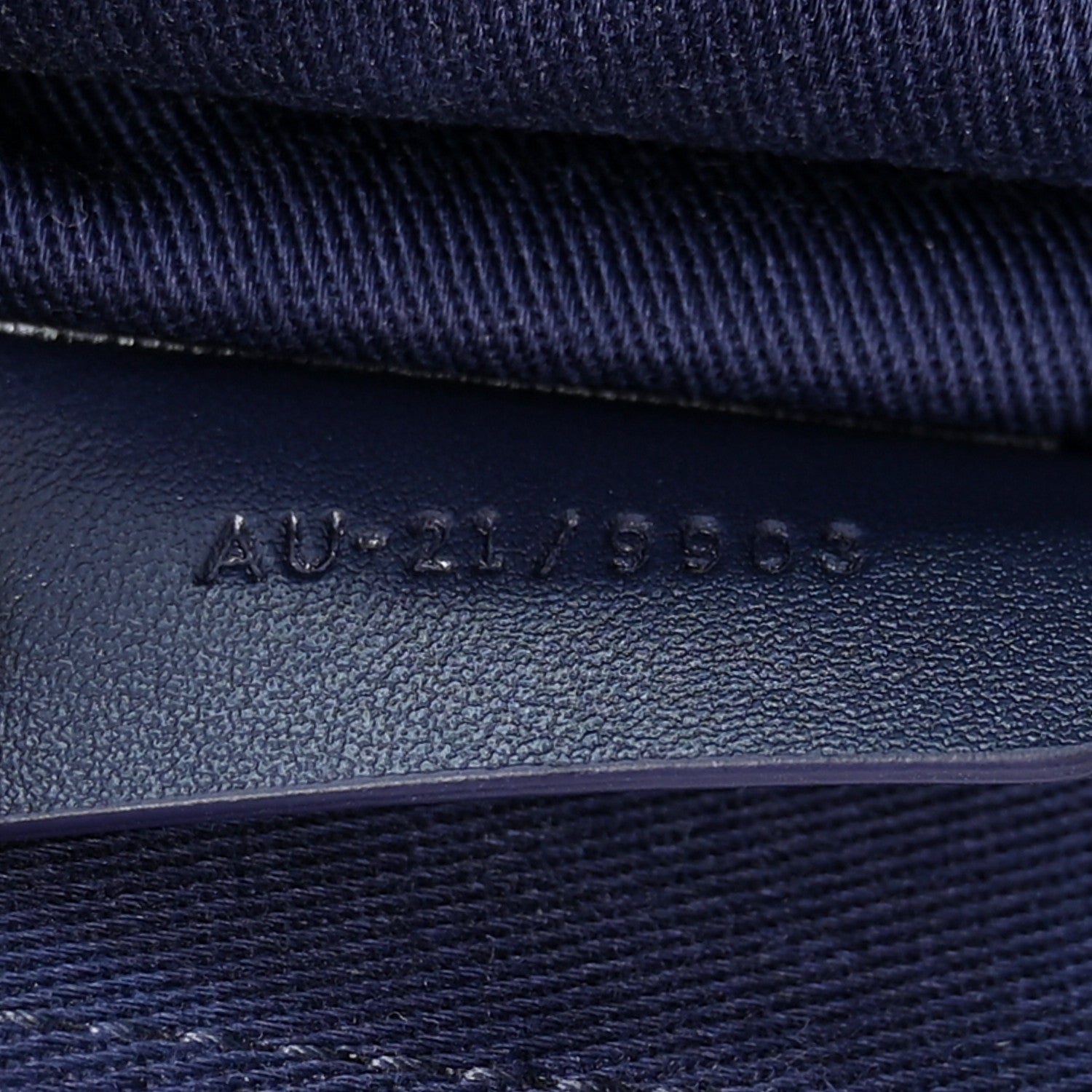 Salvatore Ferragamo Jacquard Gancini Monogram Small Mia Crossbody Bag Denim Midnight Blue 7 of 11