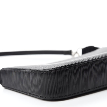 Louis Vuitton Epi Pochette Accessories NM Black 6 of 10