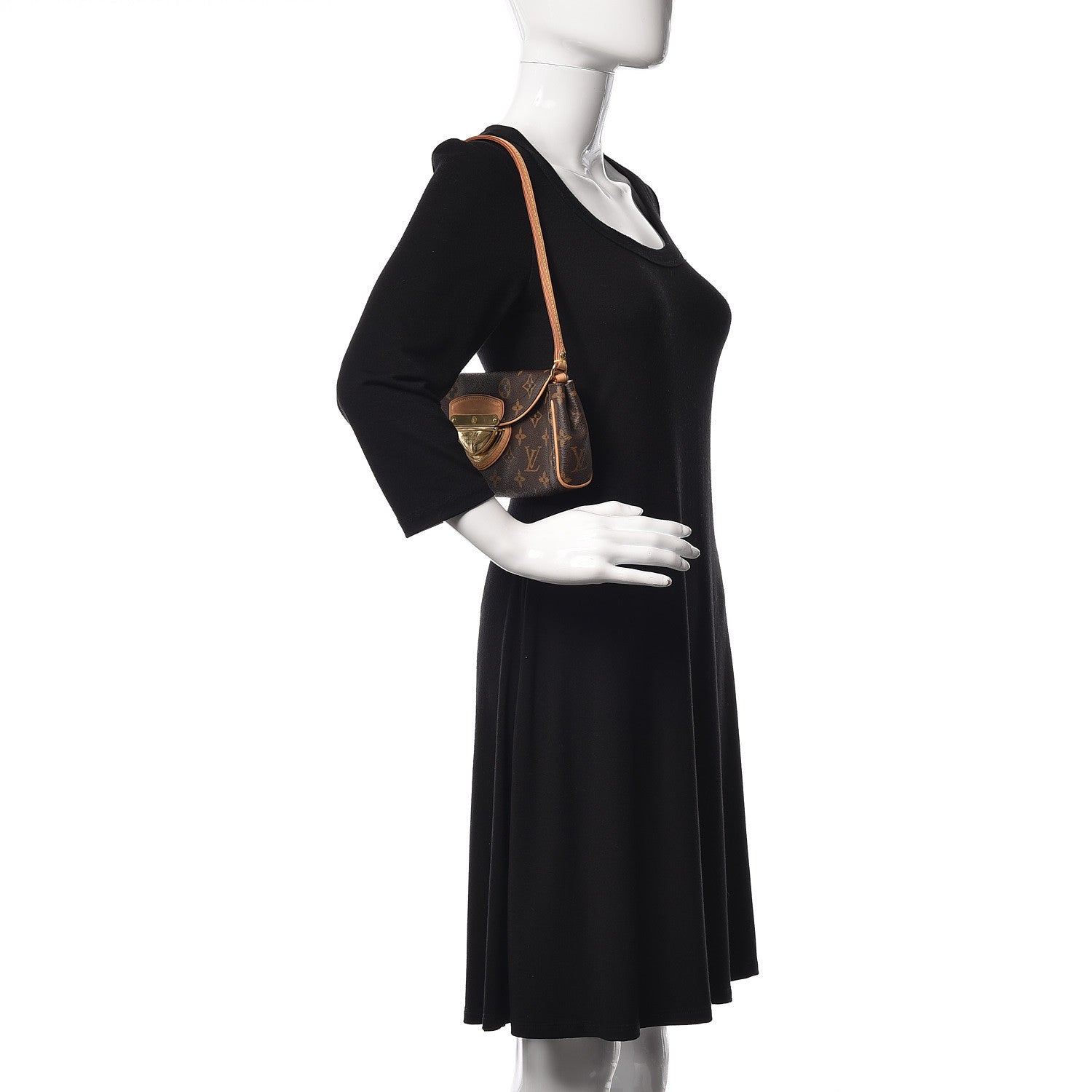 Louis Vuitton Monogram Beverly Clutch 2 of 10