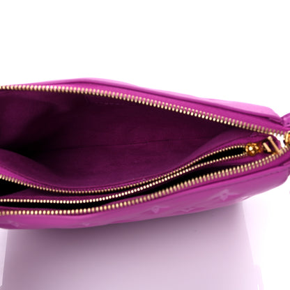 Louis Vuitton Lambskin Embossed Monogram Coussin BB Orchid 6 of 11