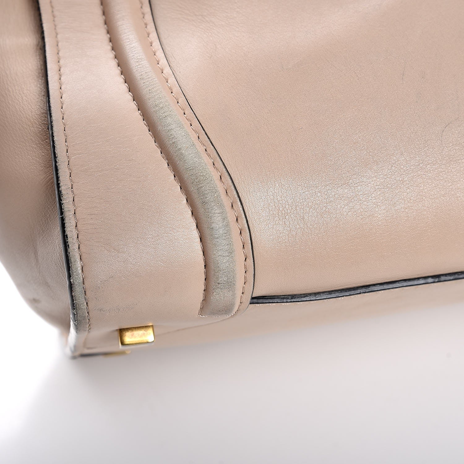 Celine Satin Calfskin Mini Luggage Powder Black 14 of 17