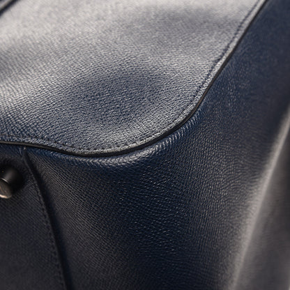 Burberry Textured Calfskin Briefcase Bag Dark Cobalt 11 of 12