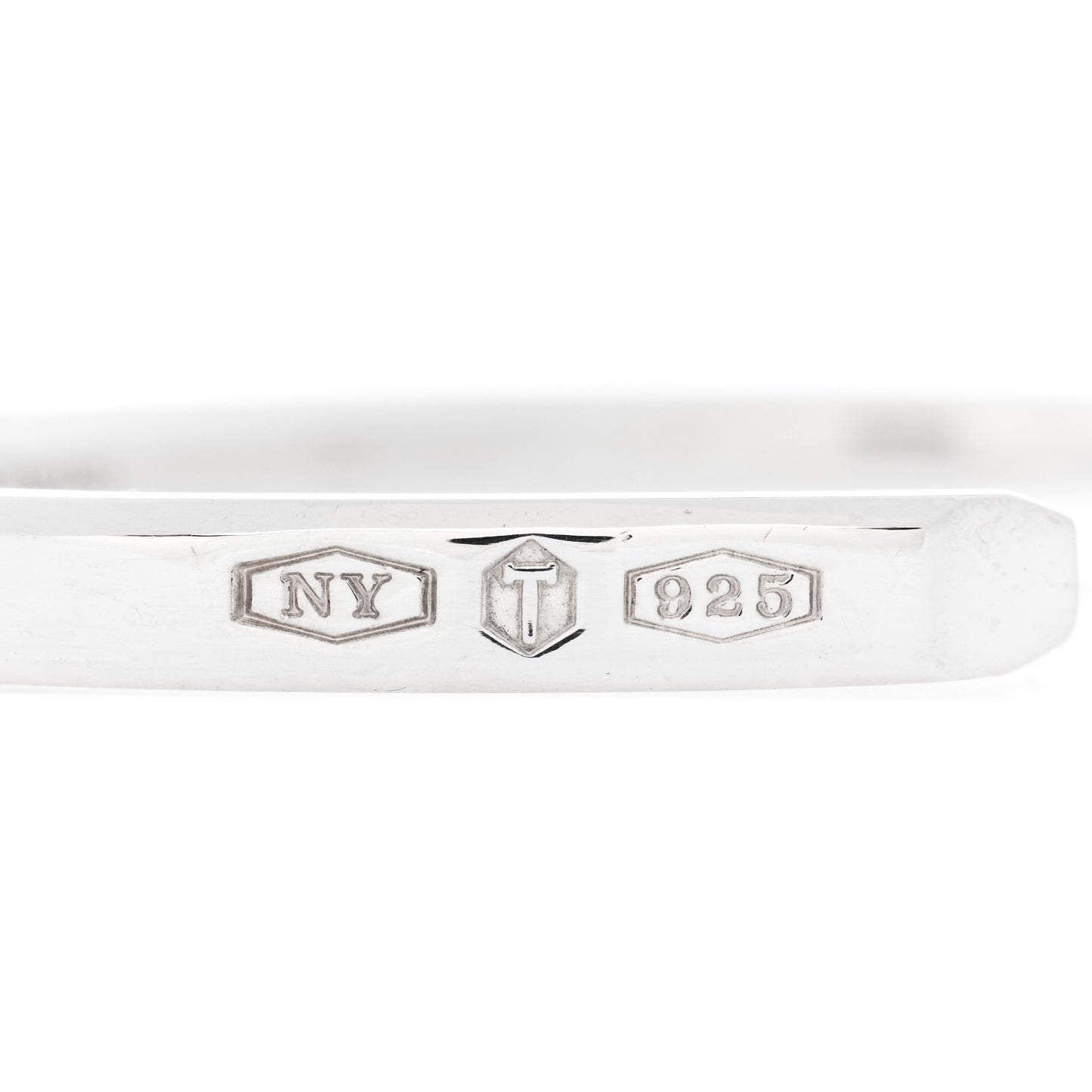 Sterling Silver Narrow Makers Cuff Bracelet