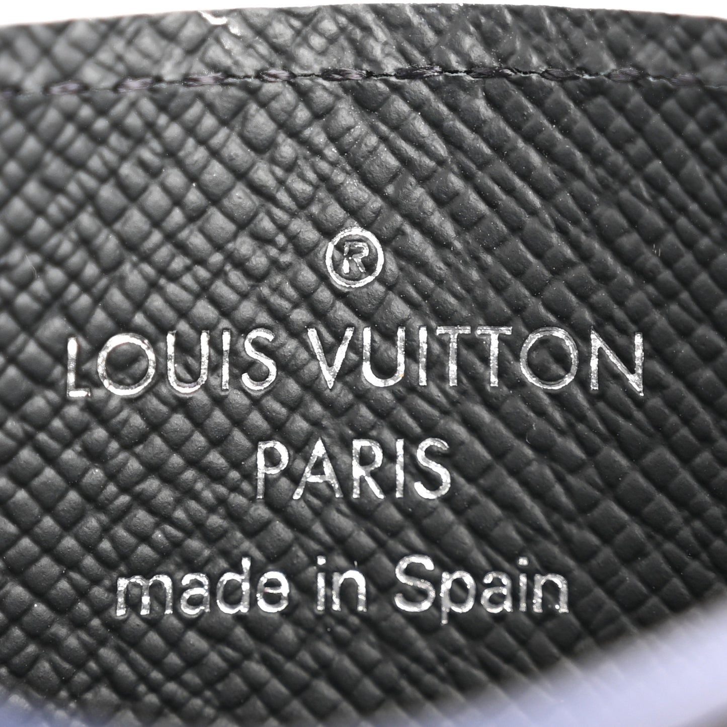 Damier Graphite World Map Porte Cartes Simple