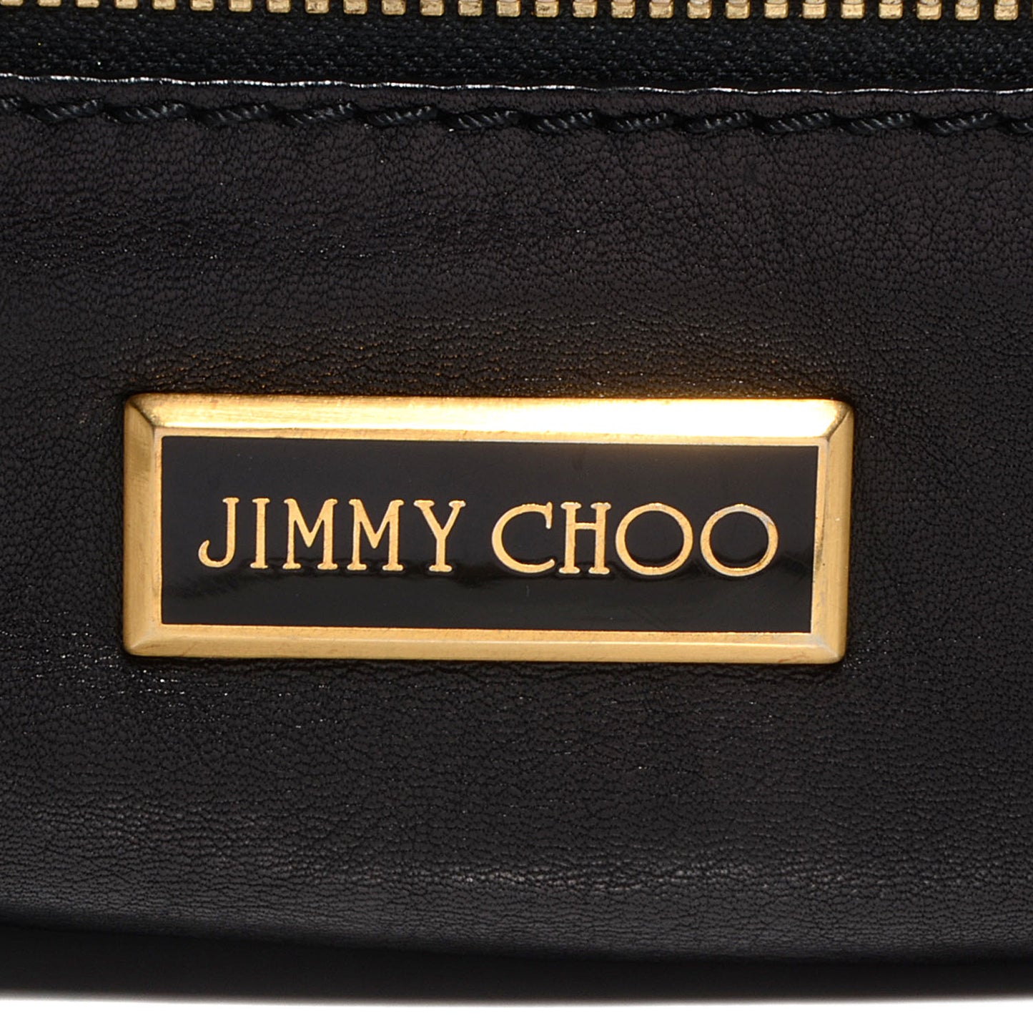 Calfskin Suede Marin Foldover Clutch Black