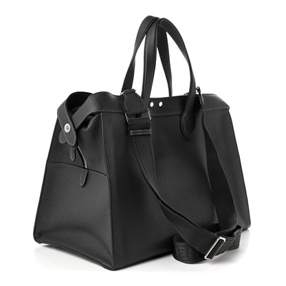 Fendi Cuoio Romano Peekaboo I SEE U Forty8 Satchel Asfalto Palladio 4 of 11