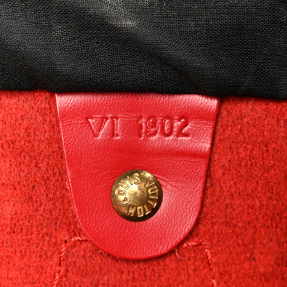 Louis Vuitton Epi Speedy 25 Castillan Red 6 of 11