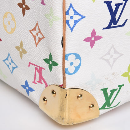 Louis Vuitton Monogram Multicolor Speedy 30 White 9 of 16